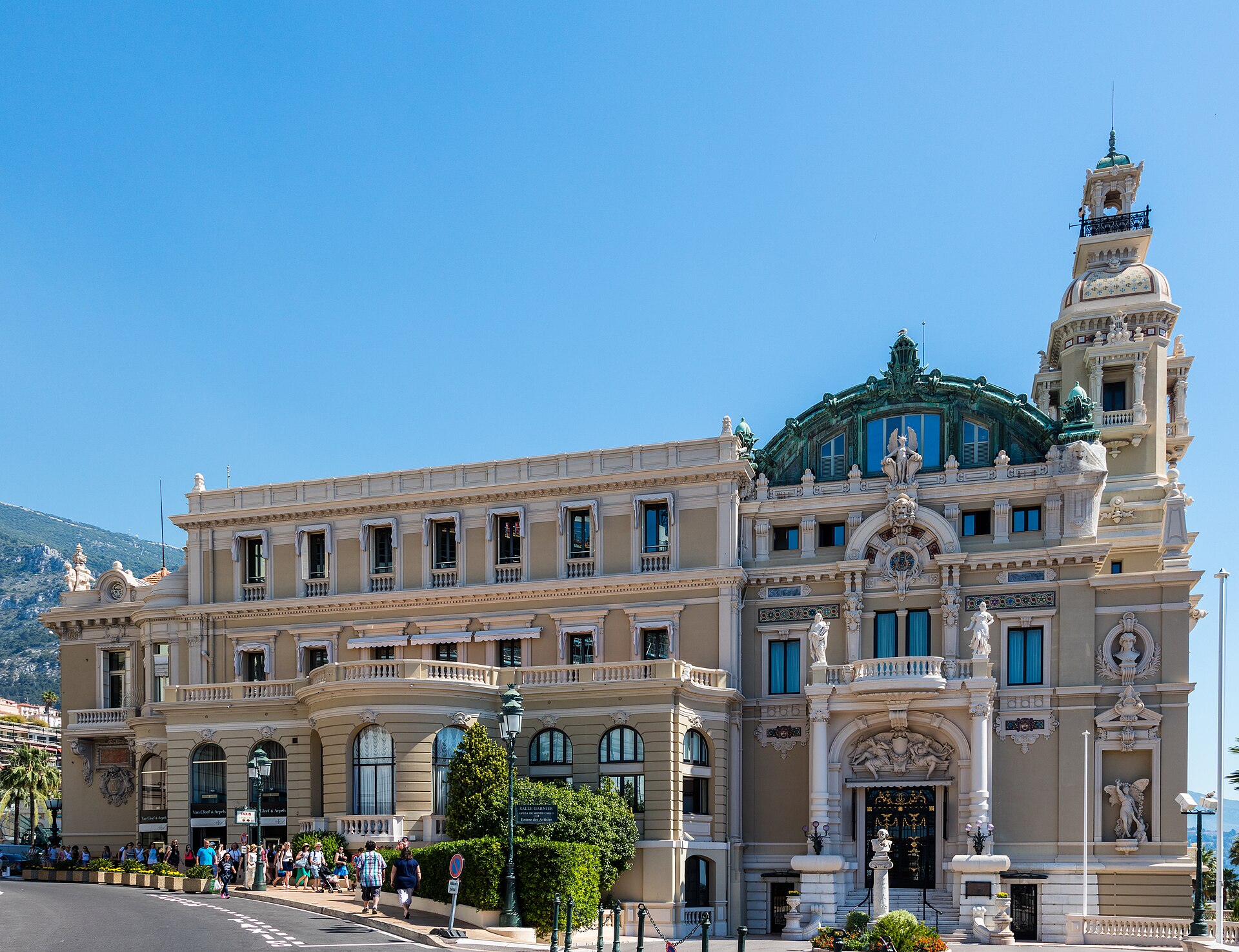 Detail at the entrance, Monte Carlo